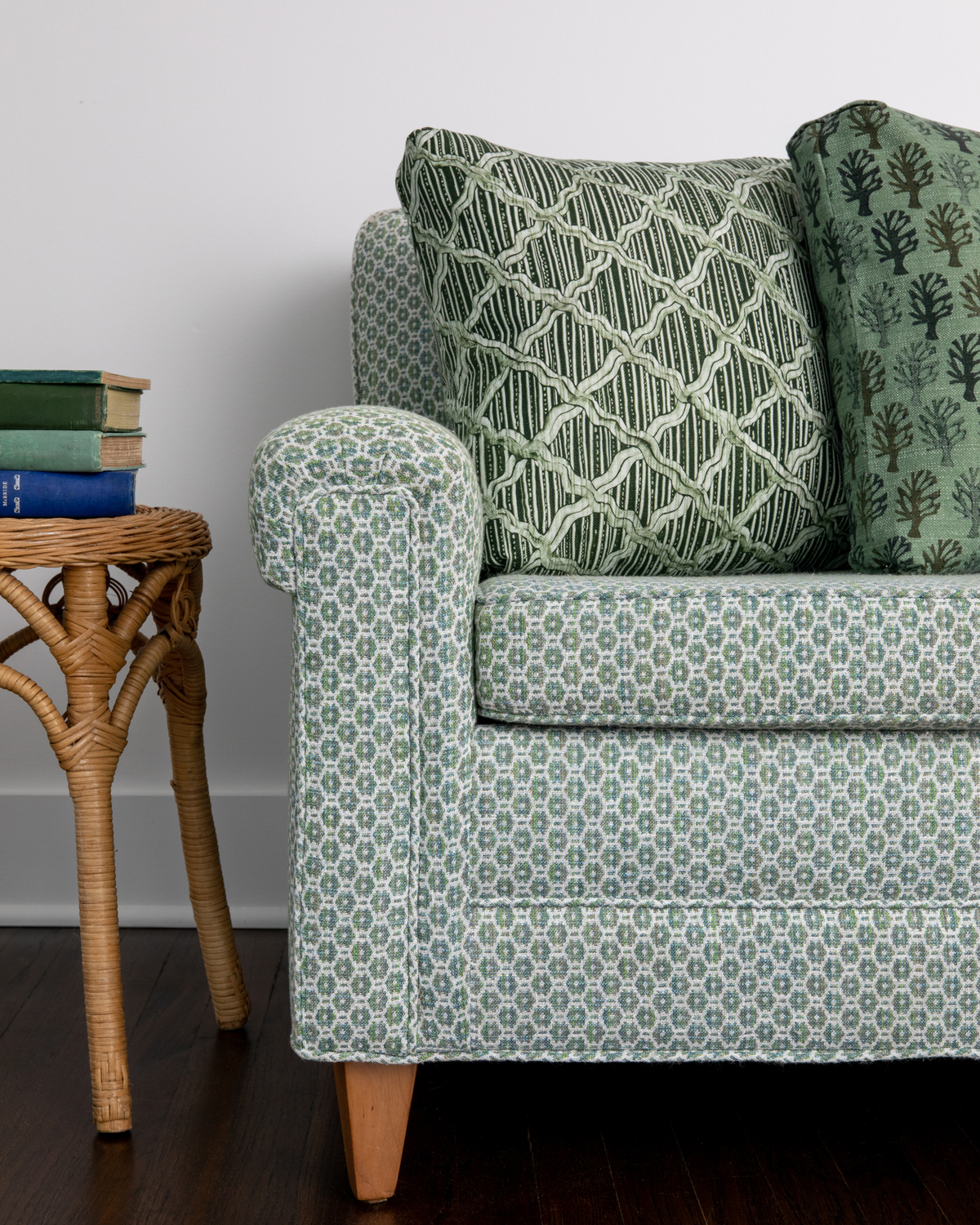 Orchard Pillow in Forest Green