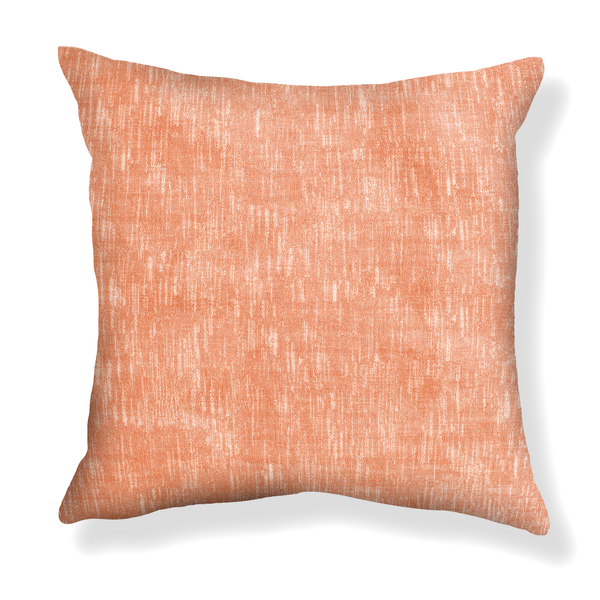 Alder Pillow in Soft Tangerine