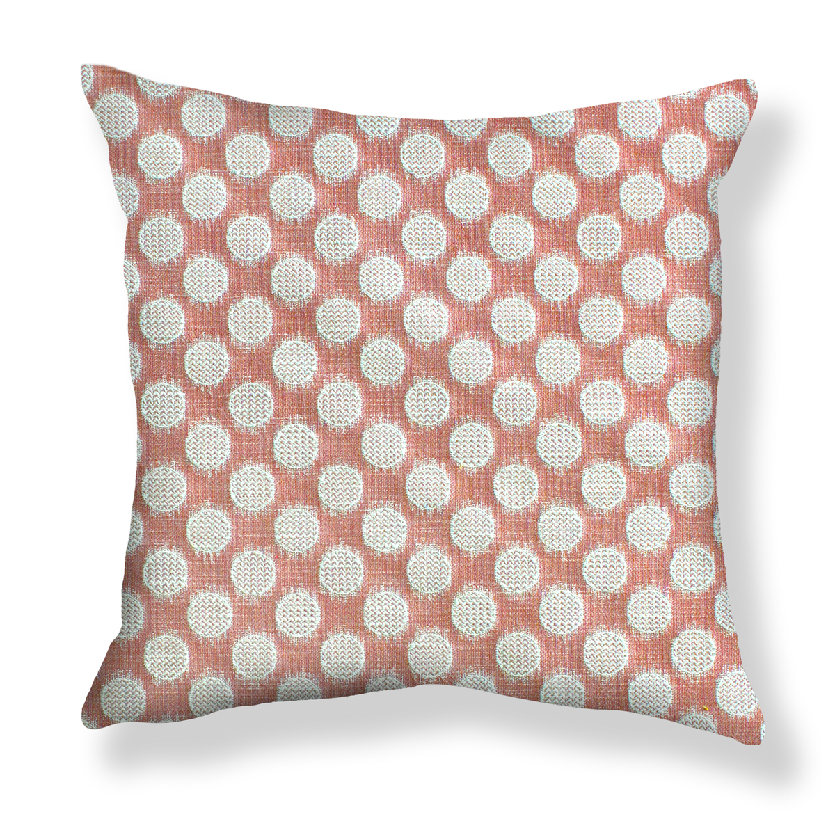 Chevron Dots Pillow in Pink
