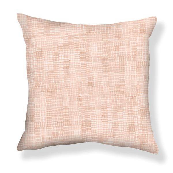 Hatchmarks Pillow in Pink