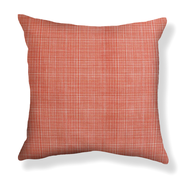 Park Pillow in Deep Coral