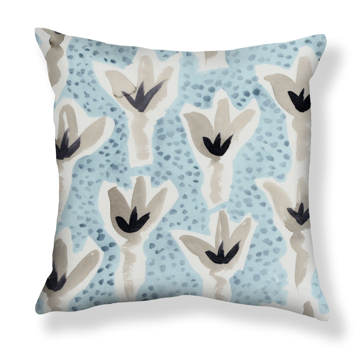 Sprigs Pillow in Light Blue