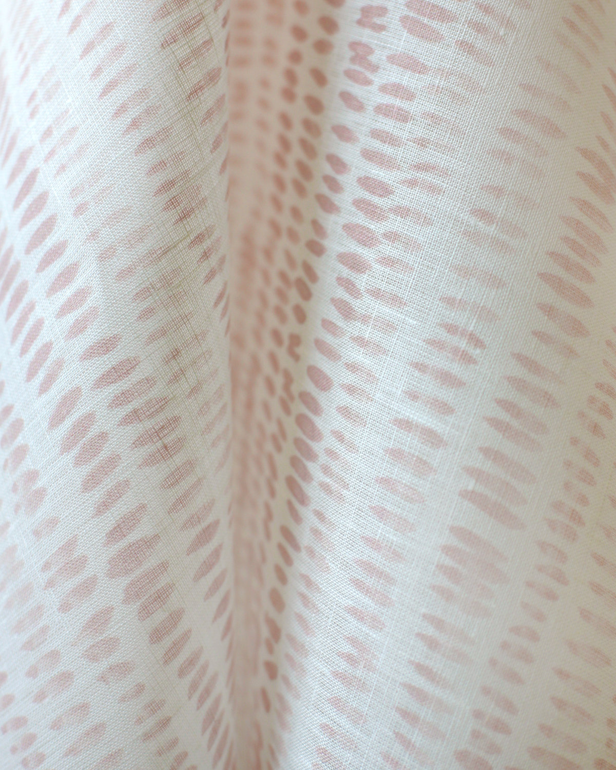 Dashes Sheer Fabric in Pink