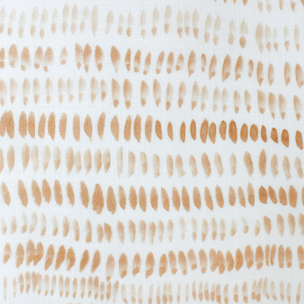 Dashes Sheer Fabric in Toffee