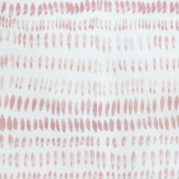 Dashes Sheer Fabric in Pink