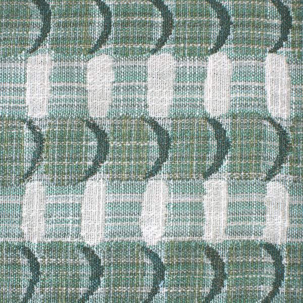 Crescent Plaid Fabric in Green