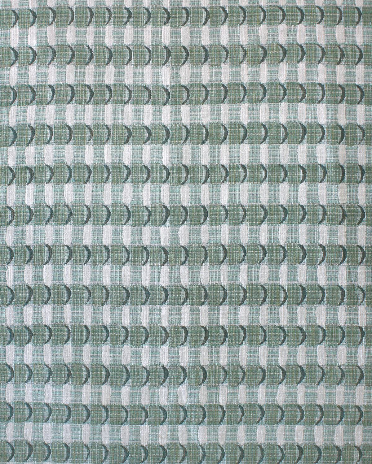 Crescent Plaid Fabric in Green