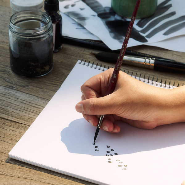 Bubbles Mural in Blue