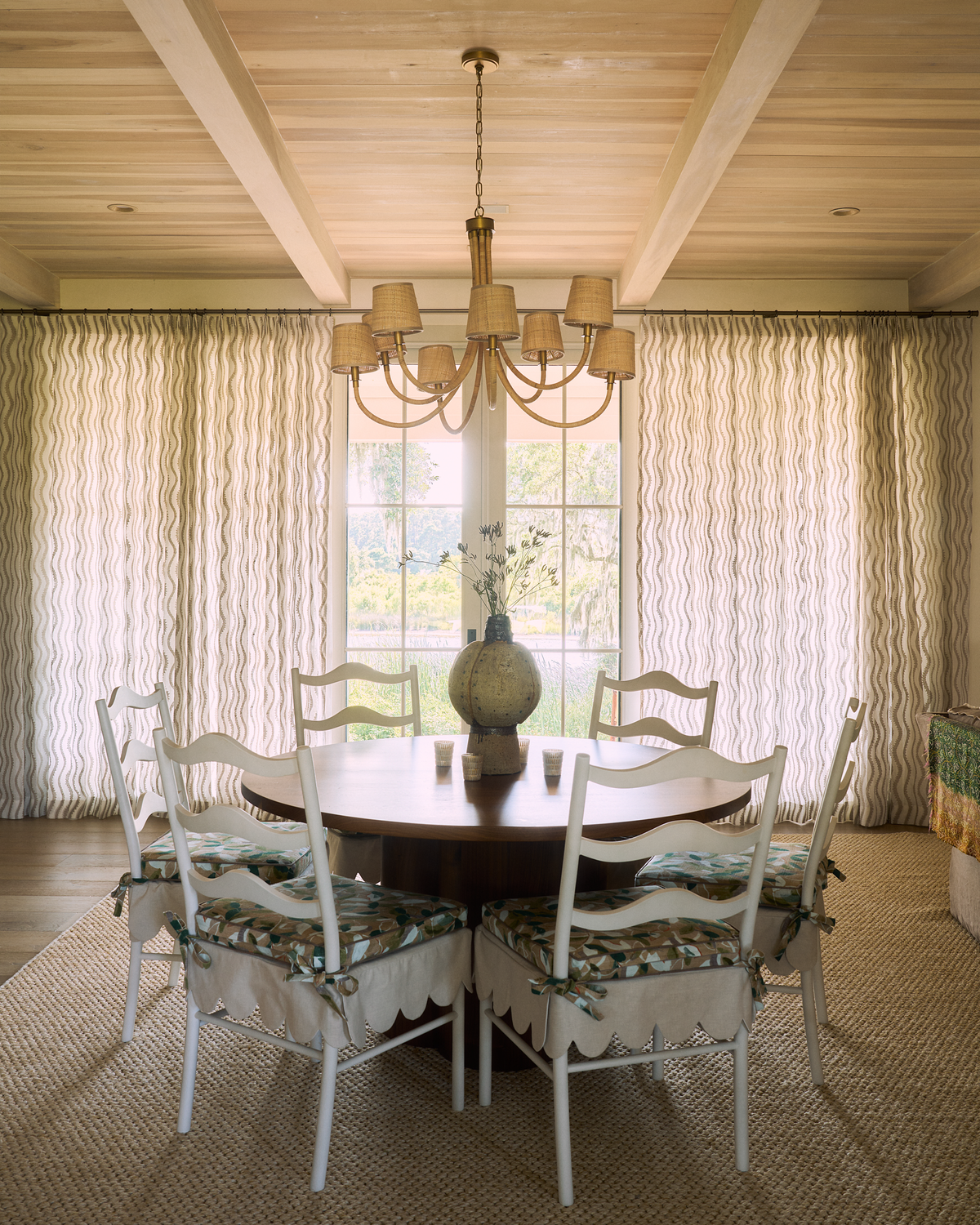 Laurel Fabric in Peach