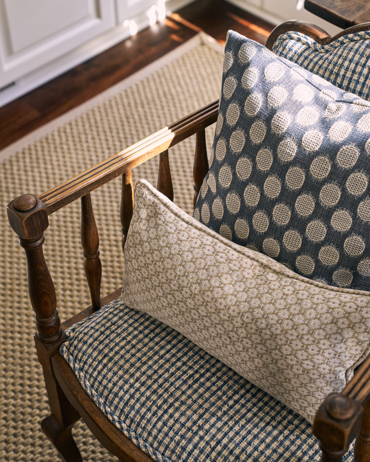 Floret Fabric in Wheat