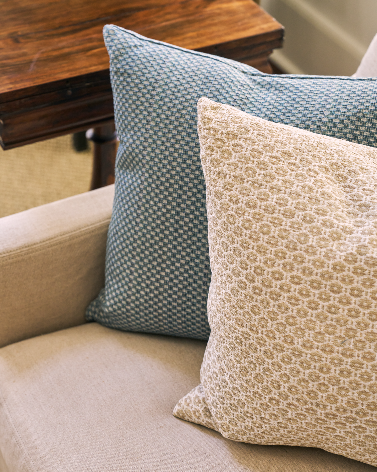 Floret Fabric in Wheat