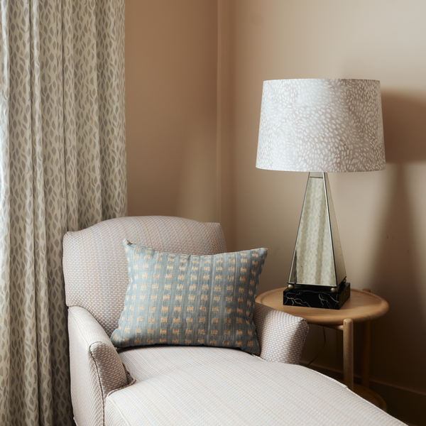 Petals Fabric in Taupe-Rose