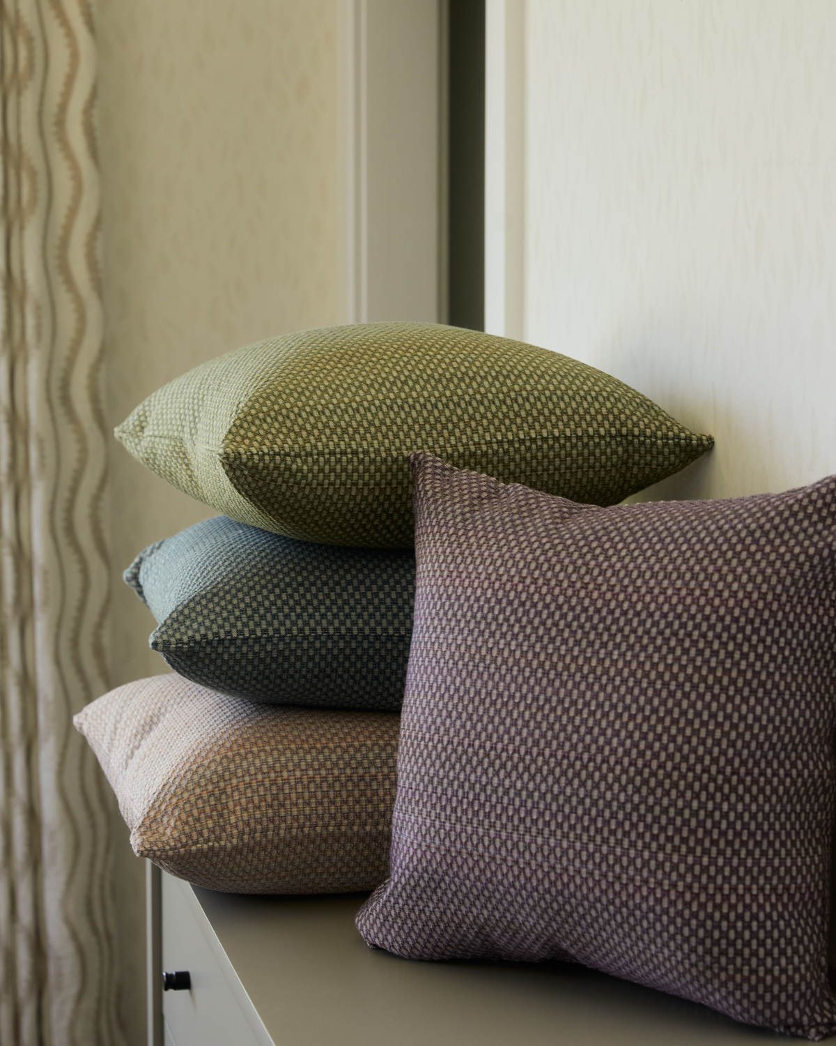 Channels Fabric in Purple