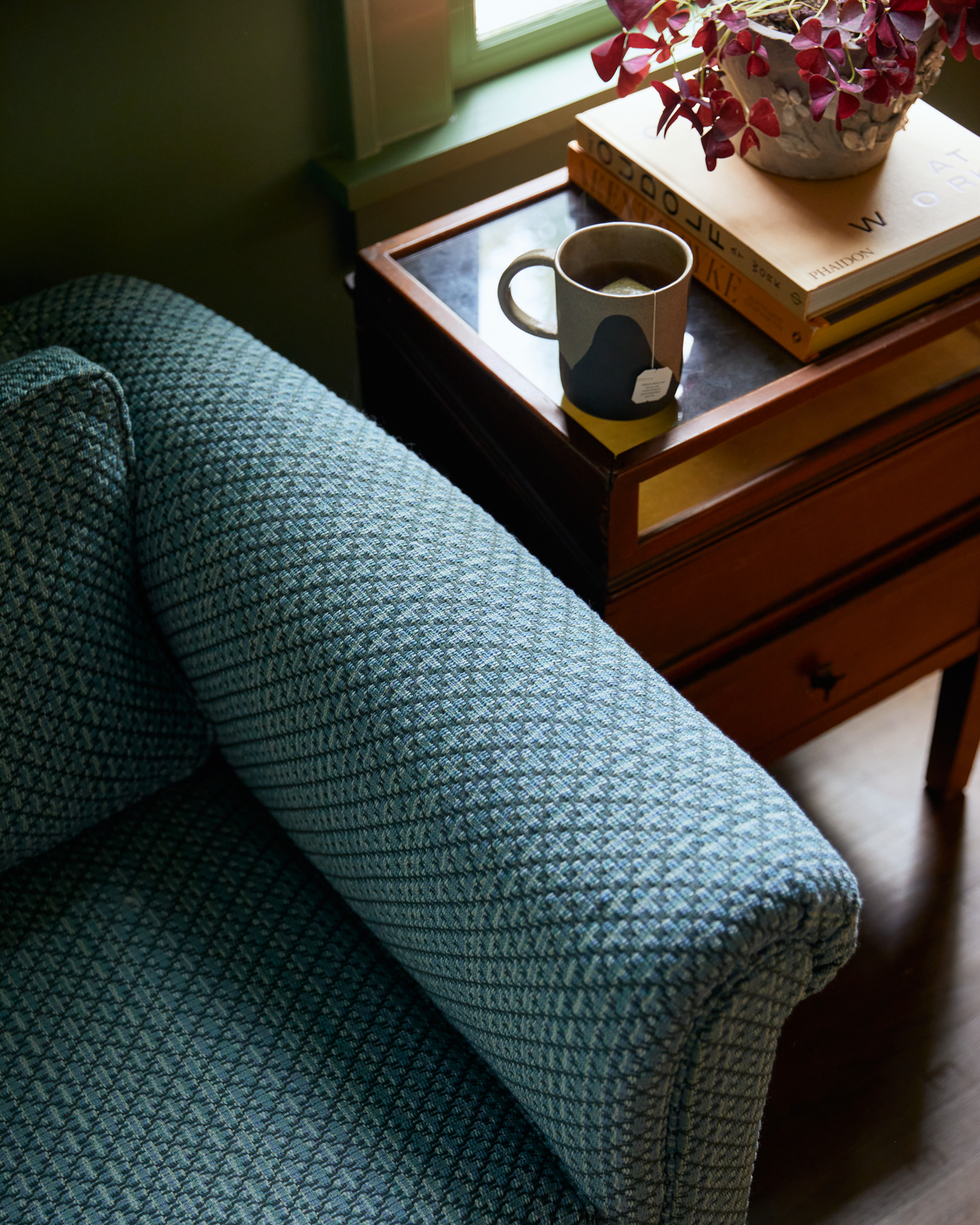 Arbor Fabric in Green-Blue