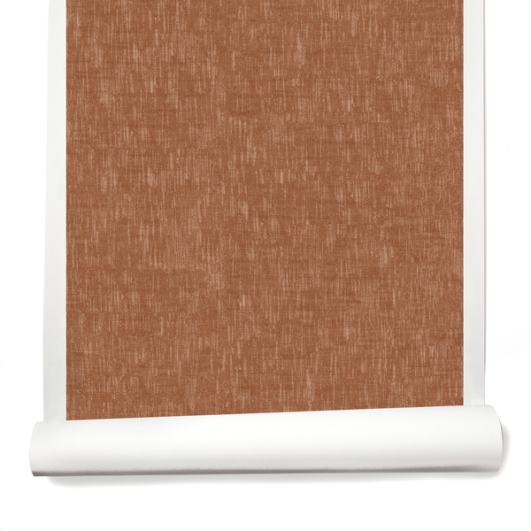 Alder Wallpaper in Clay Brown