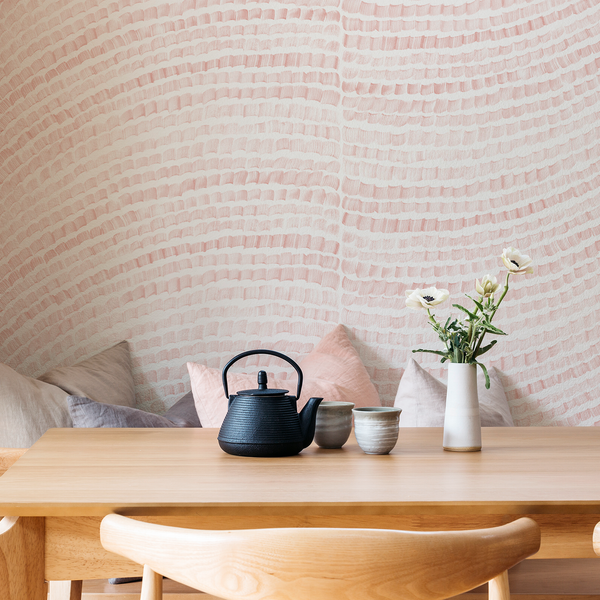 Arches Wallpaper in Pink