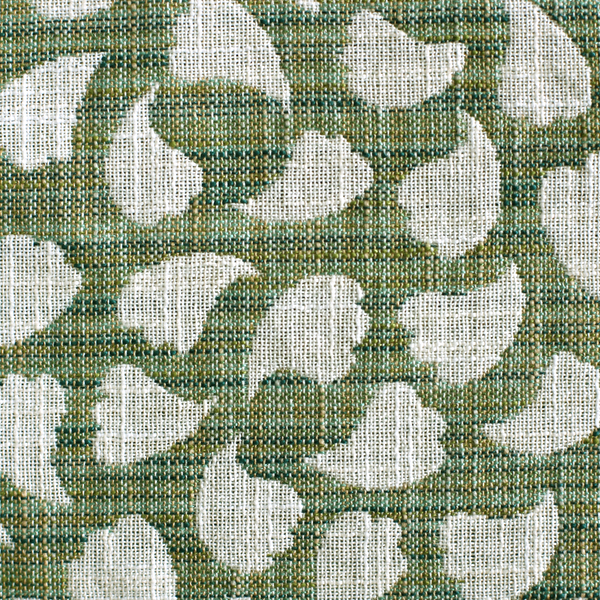 Bubbly Leaves Fabric in Green