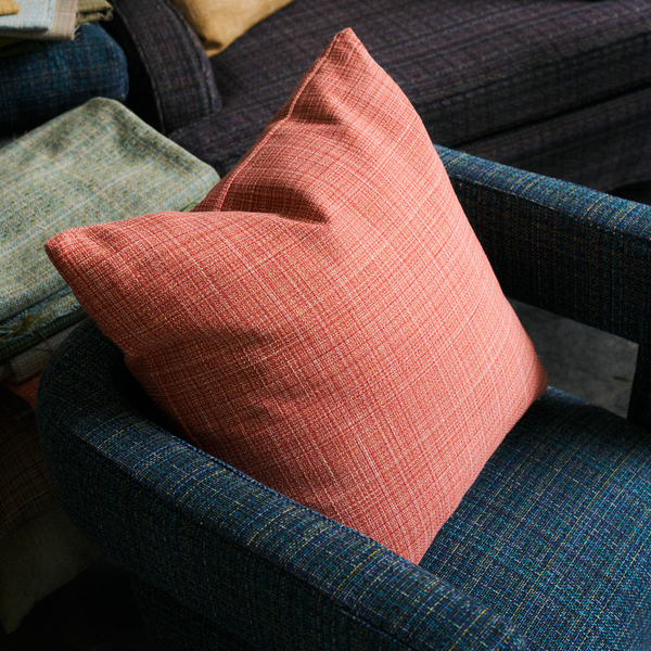 Park Pillow in Deep Coral