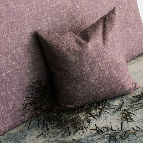 Alder Pillow in Eggplant