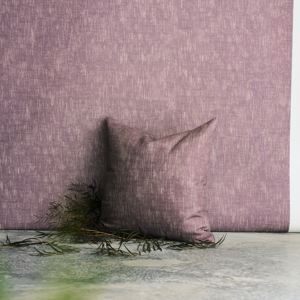 Alder Fabric in Eggplant