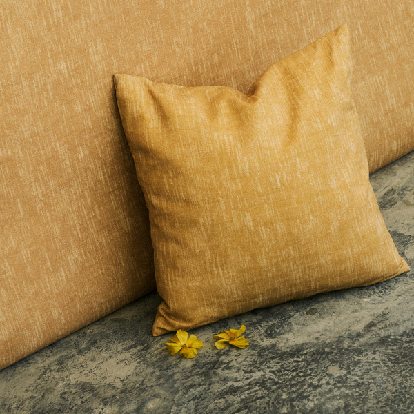 Alder Pillow in Pale Goldenrod