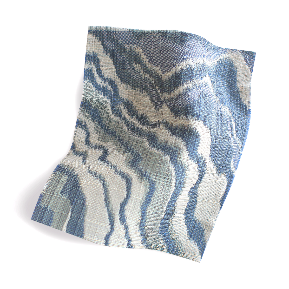 Marble Geode Fabric in Blue