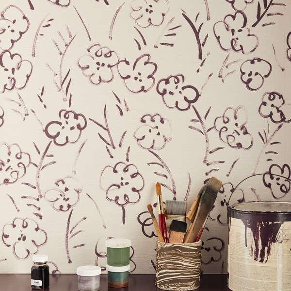 Roses Wallpaper in Purple