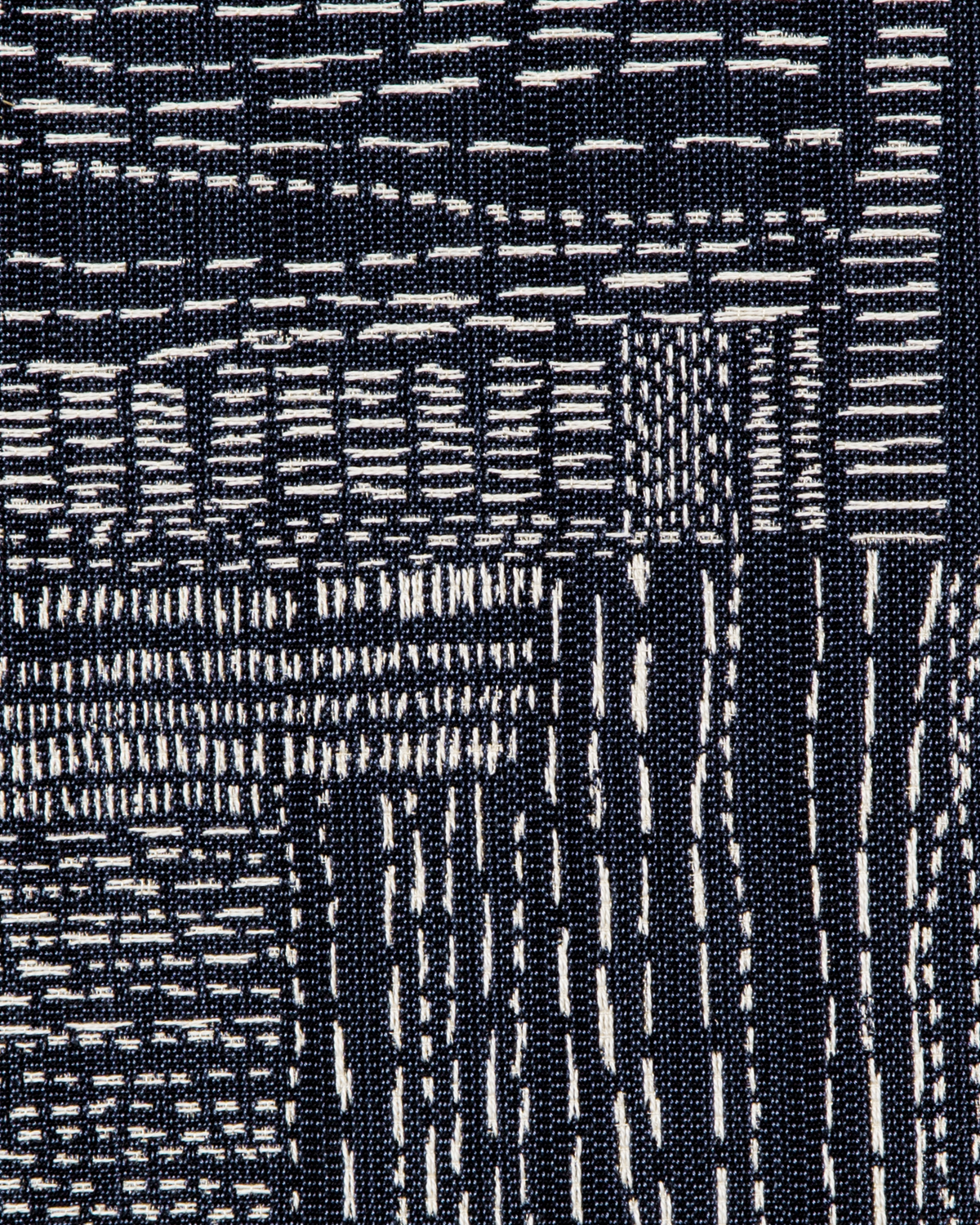 Sashiko Stitch Fabric in Navy