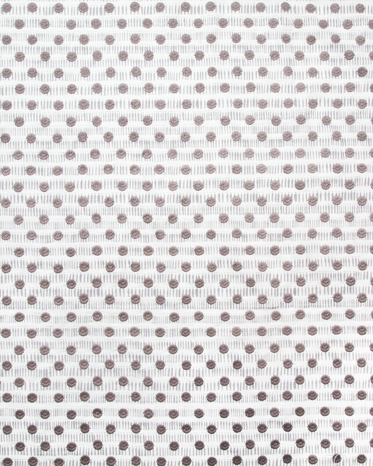 Dot Dash Fabric in Gray-Taupe