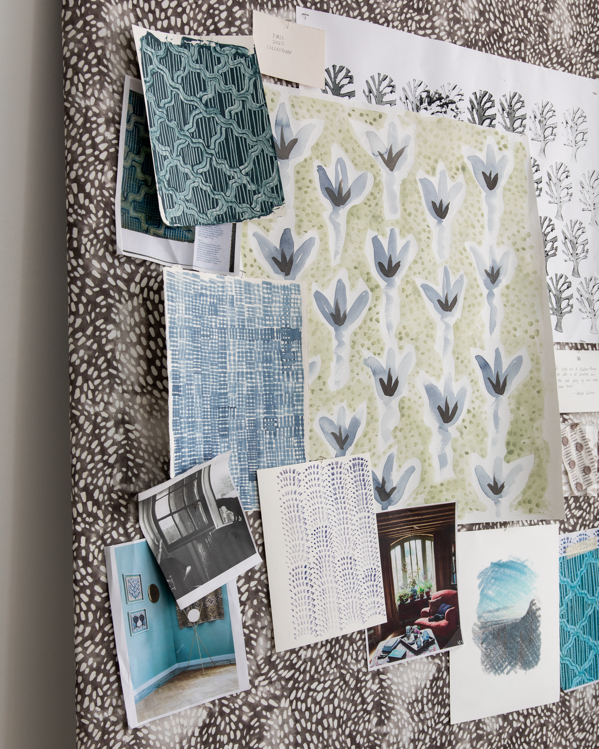 Orchard Fabric in Forest Green