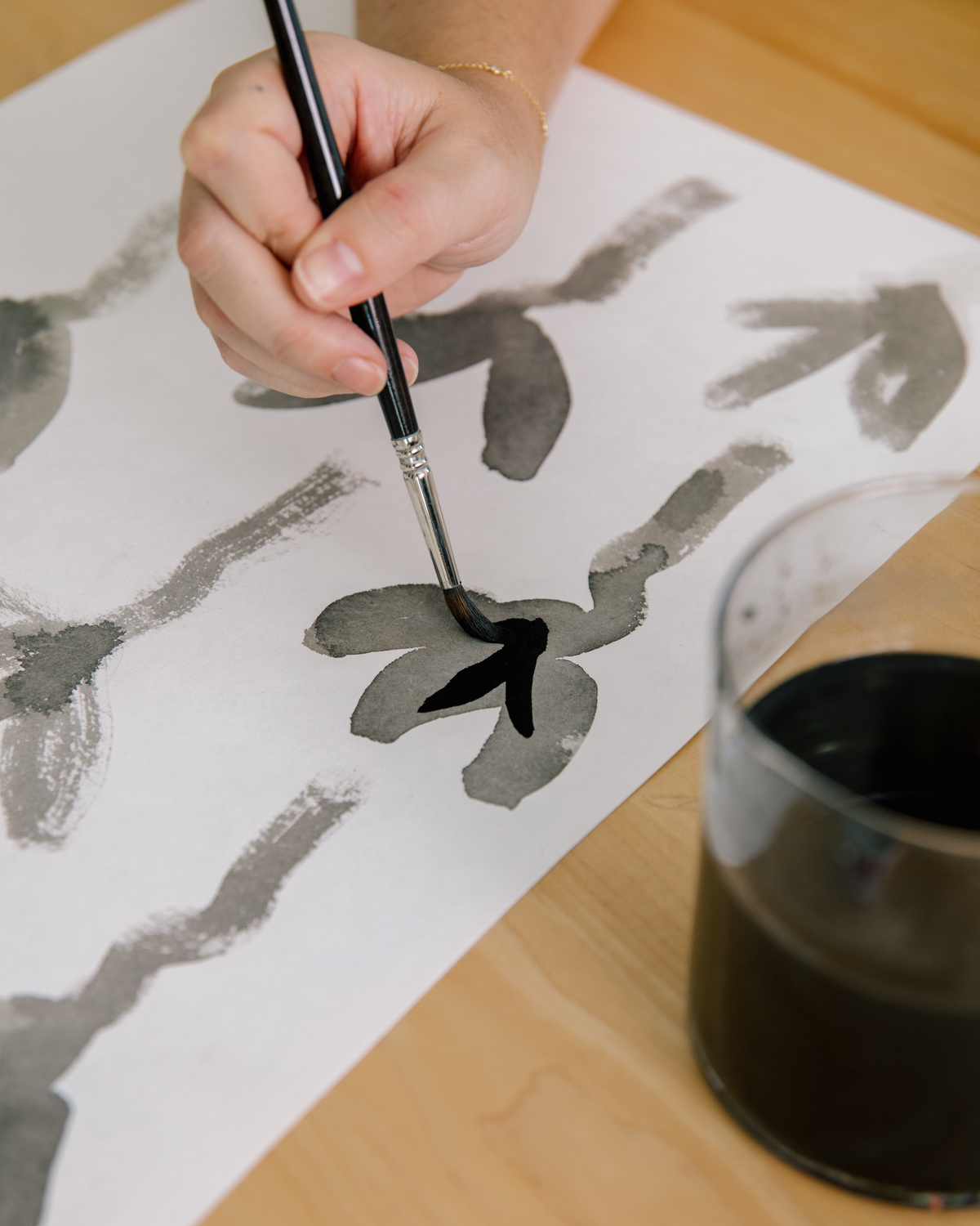 Sprigs Wallpaper in Green/Blue