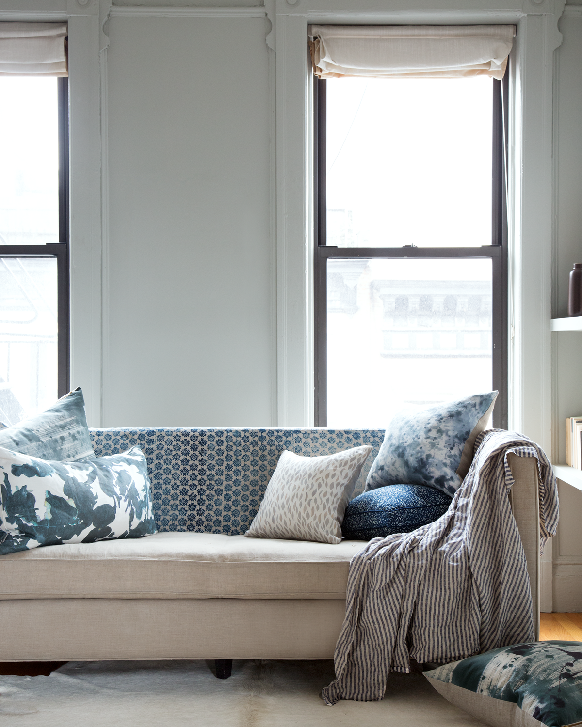 Petals Fabric in Taupe-Rose