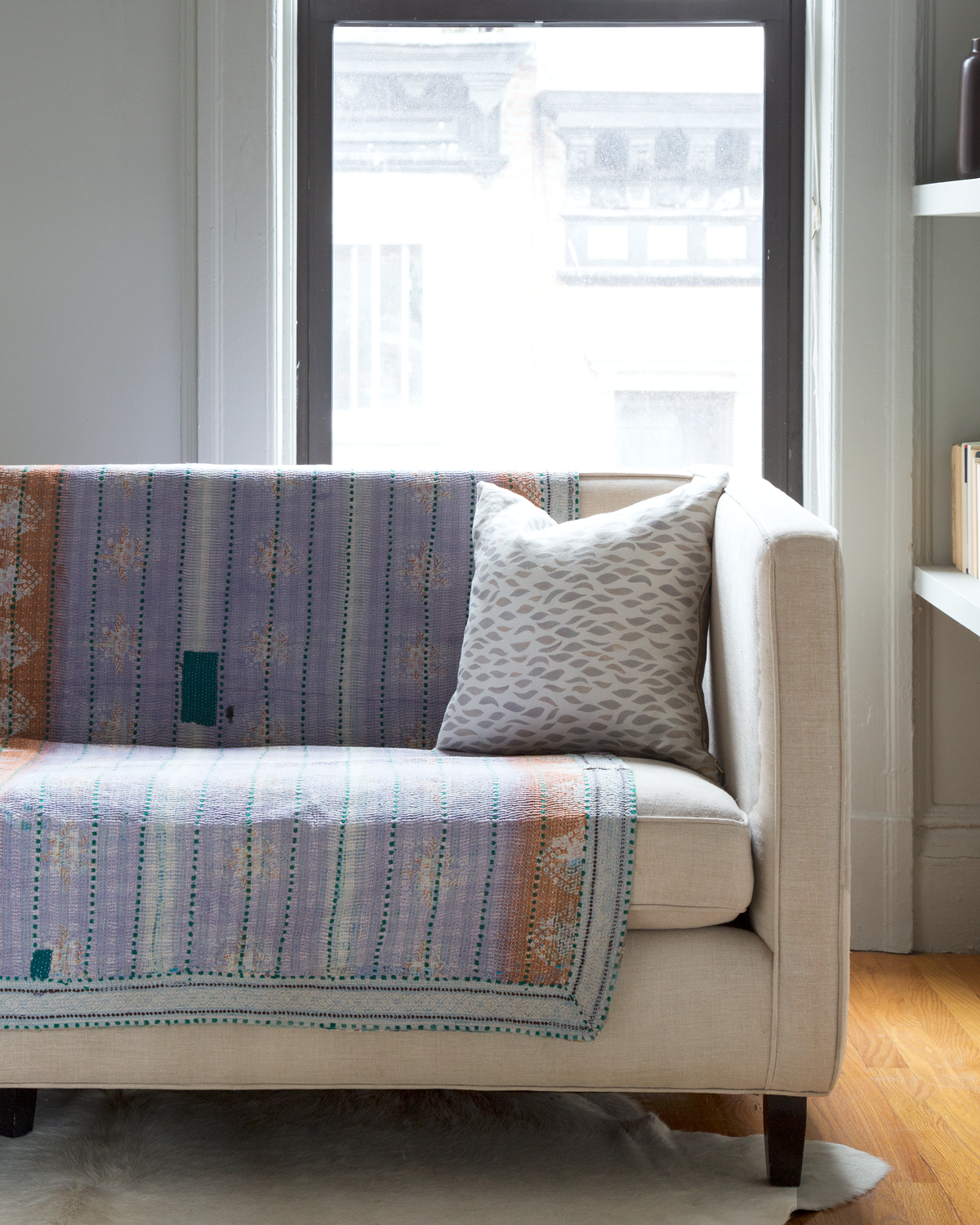 Petals Fabric in Taupe-Rose