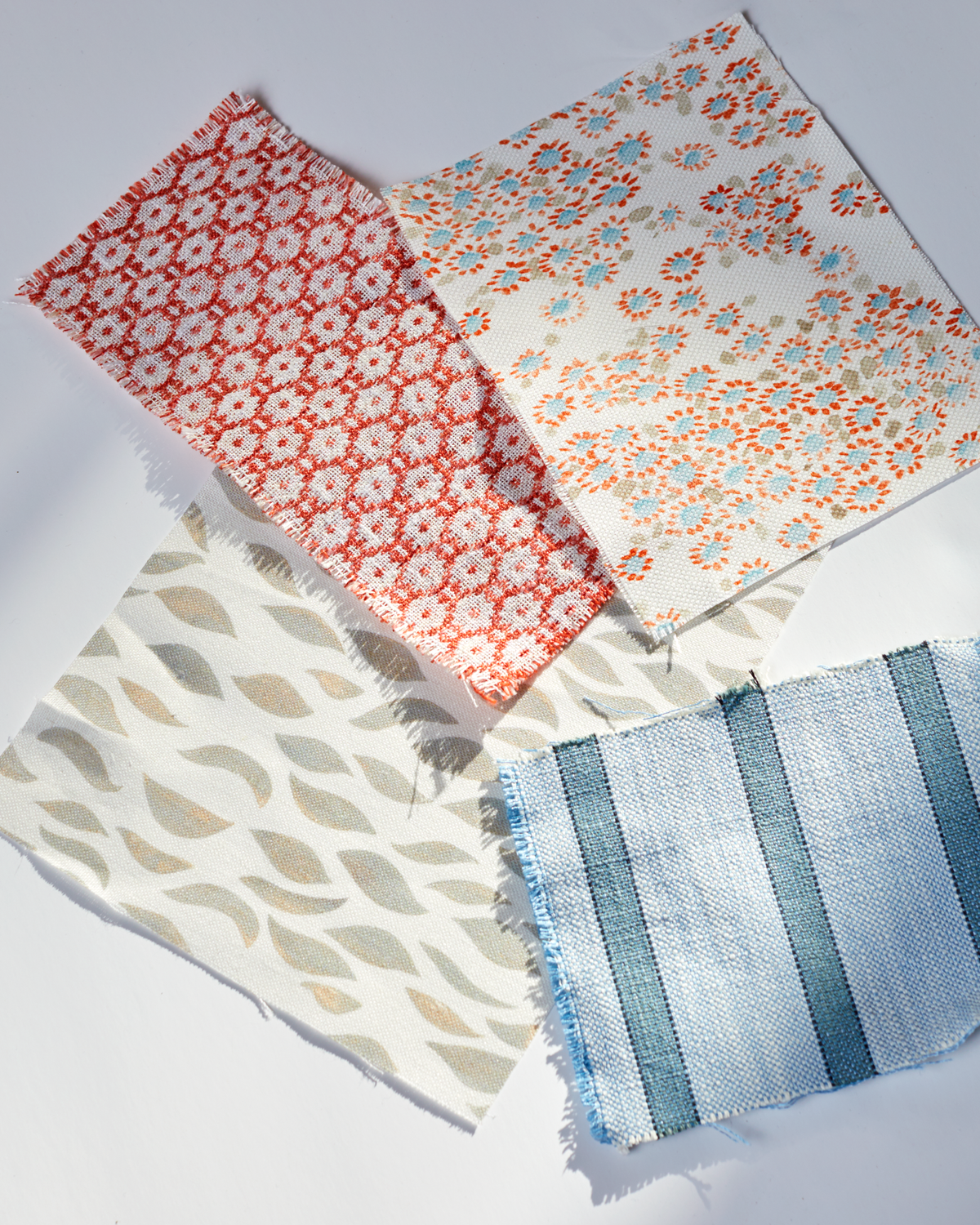 Petals Fabric in Taupe-Rose