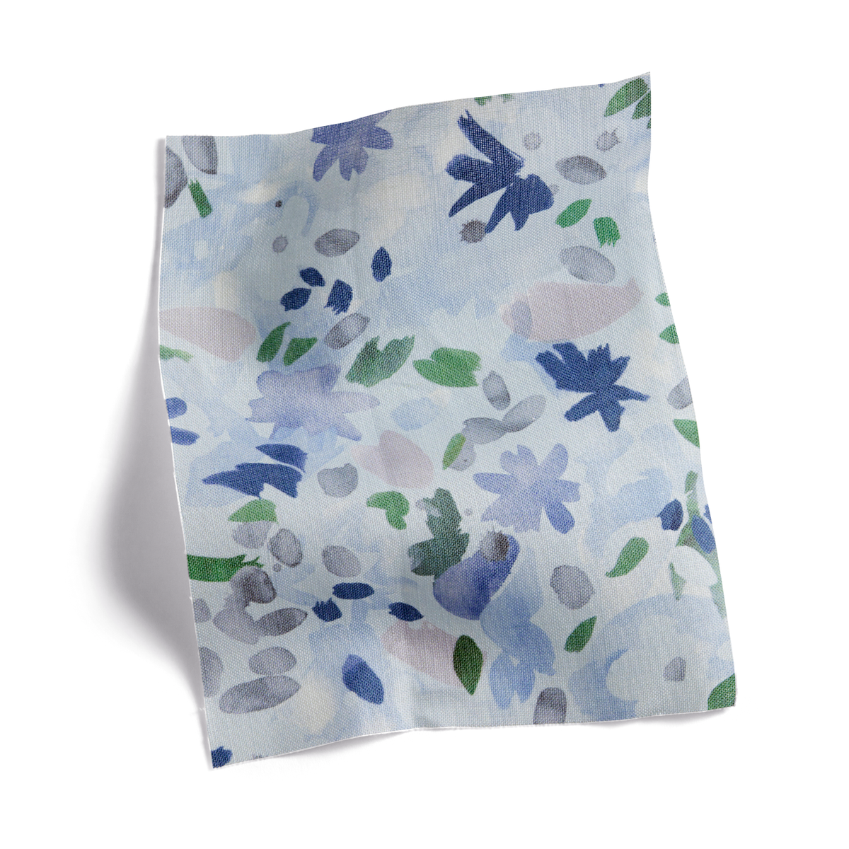Wildflower Fabric in Blue/Lilac