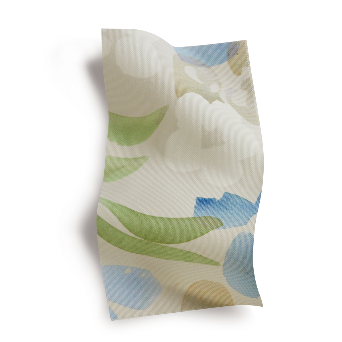 Perennial Blooms Fabric in Gray/Blue