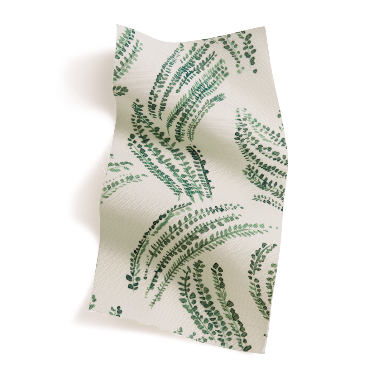 Wavy Grass Fabric in Leafy Green