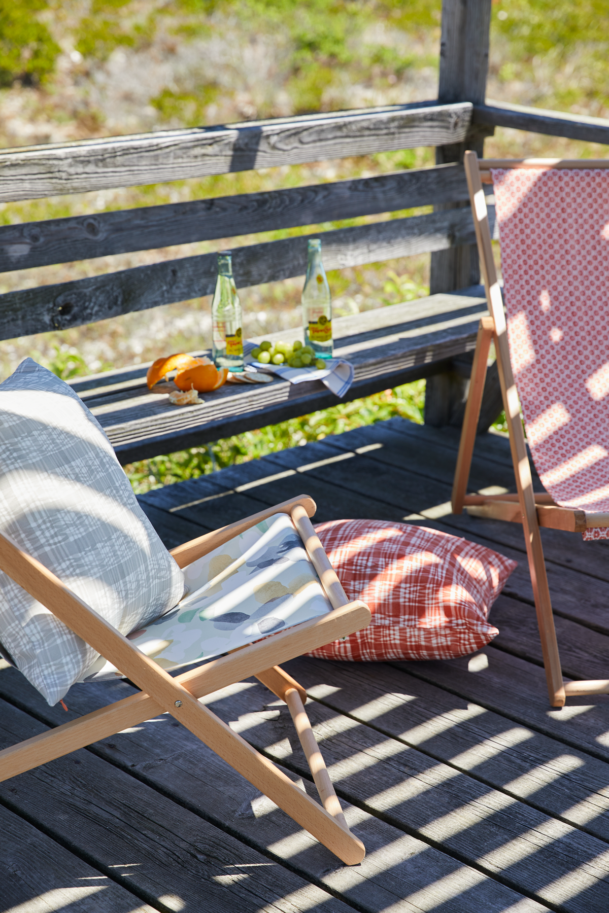 Floret Fabric in Coral