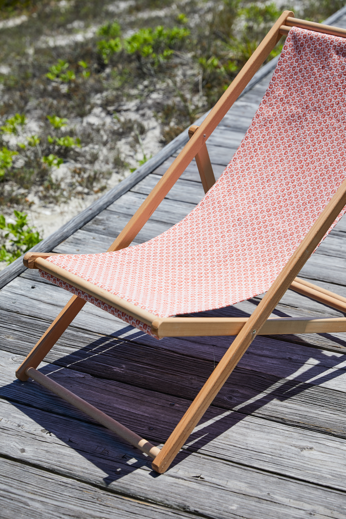 Floret Fabric in Coral