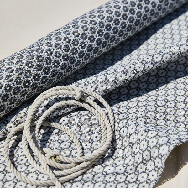 Floret Fabric in Graphite