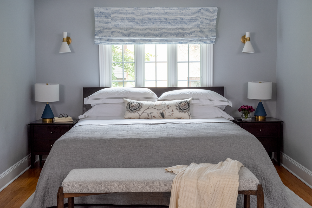 Dashes Fabric in Ocean Blue