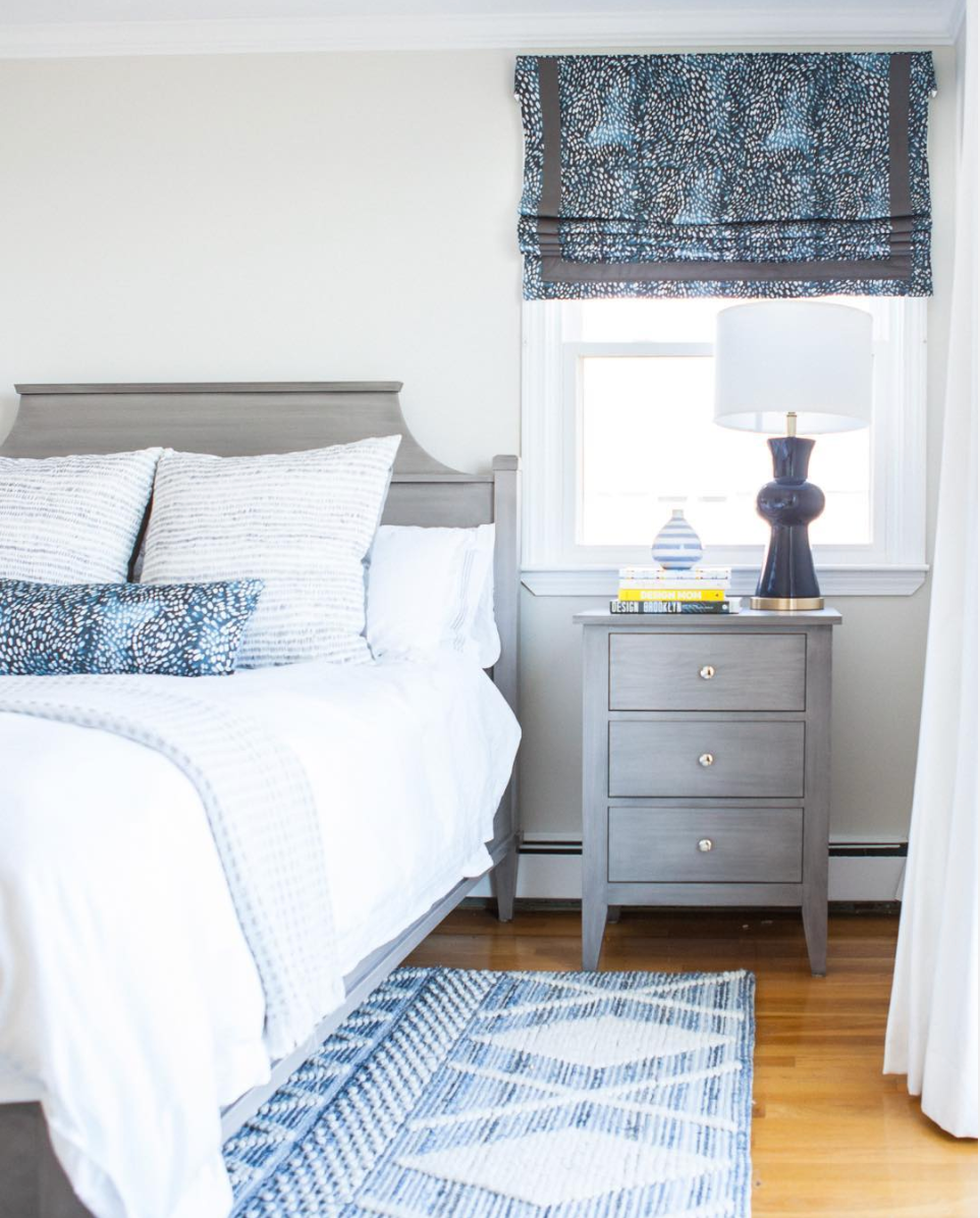 Speckled Pillow in Navy