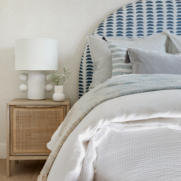 Hills Fabric in Blue-Slate