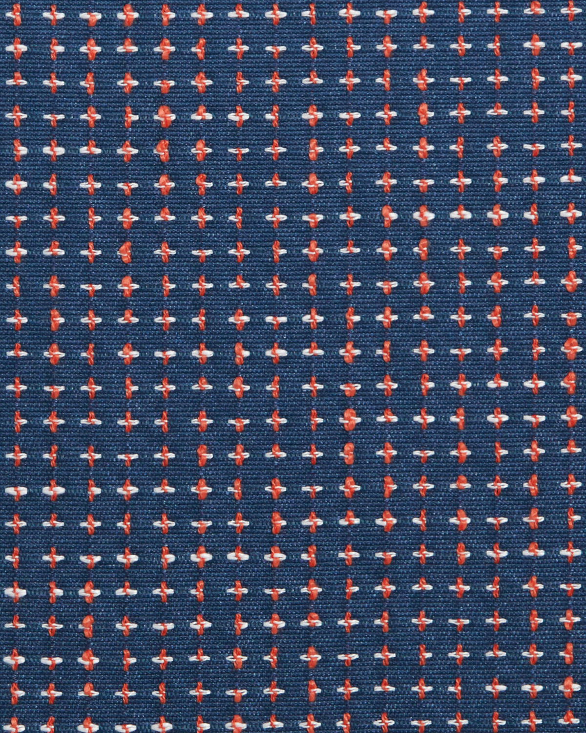 Briar Fabric in Navy/Coral