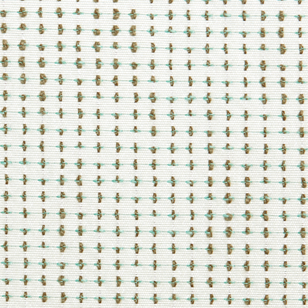 Briar Fabric in Taupe/Mint