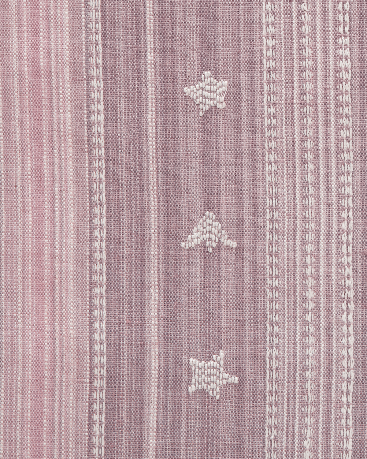 Budding Stripe Fabric in Lilac