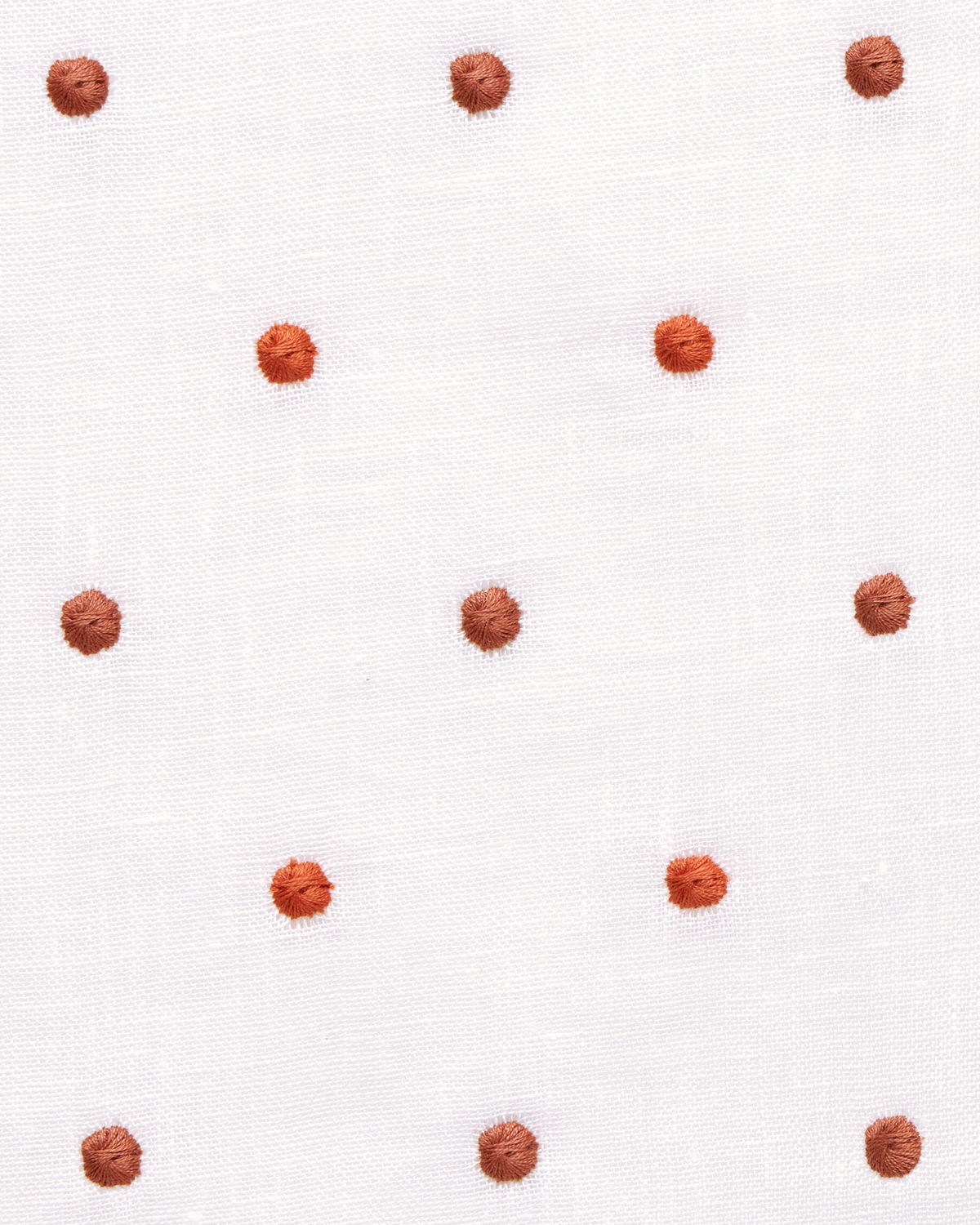Embroidered Dots Sheer Fabric in Ivory/Rose