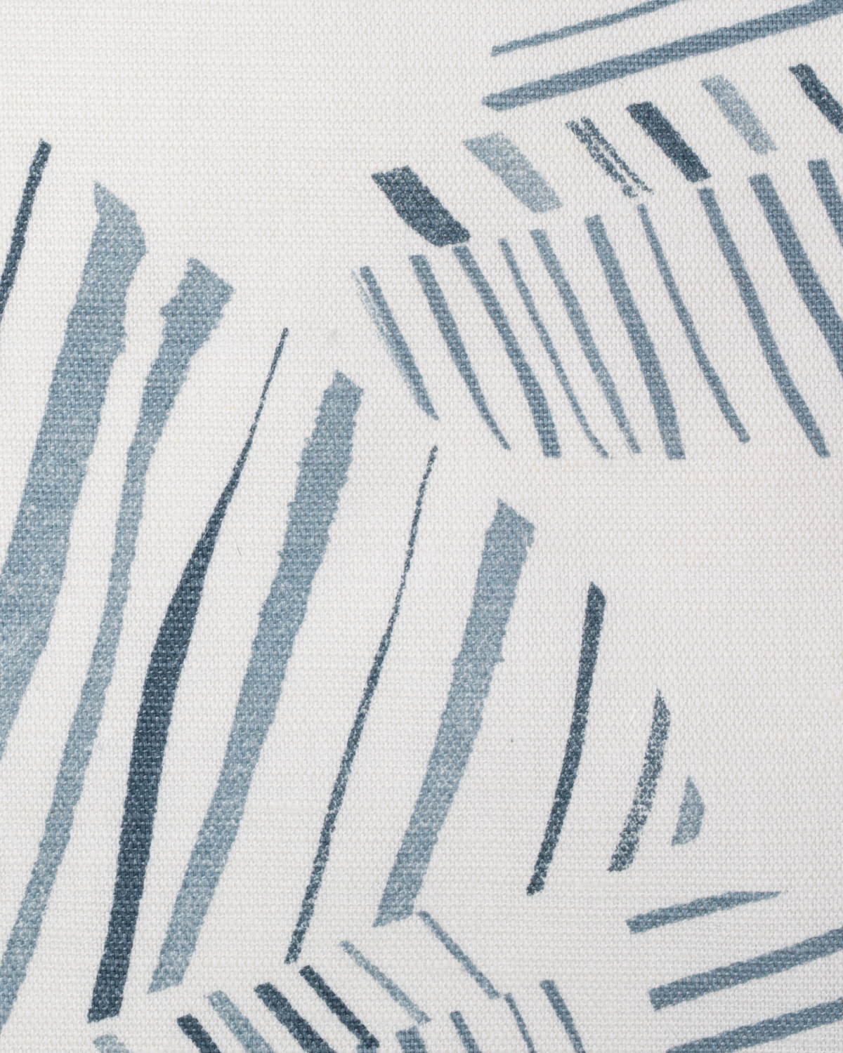 Mixed Stripe Fabric in Blue-Slate