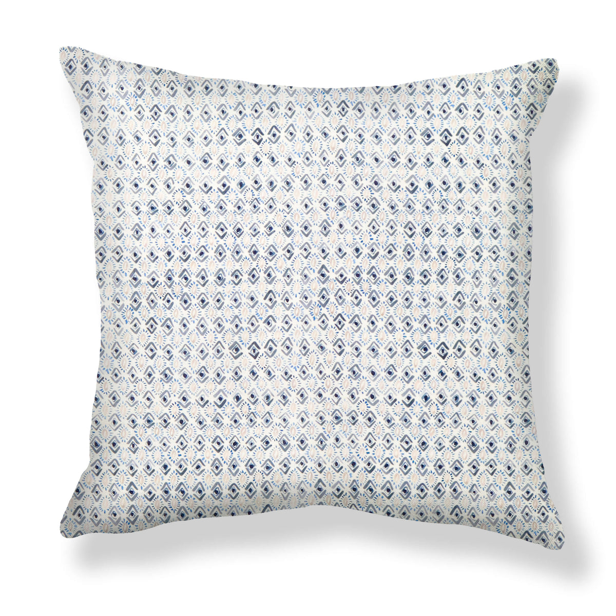 Gems Pillow in Blue/Gray