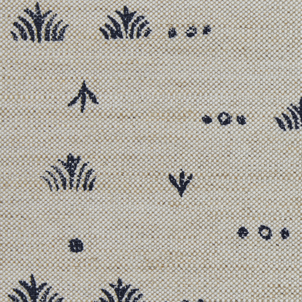 Grass Fabric in Black/Natural